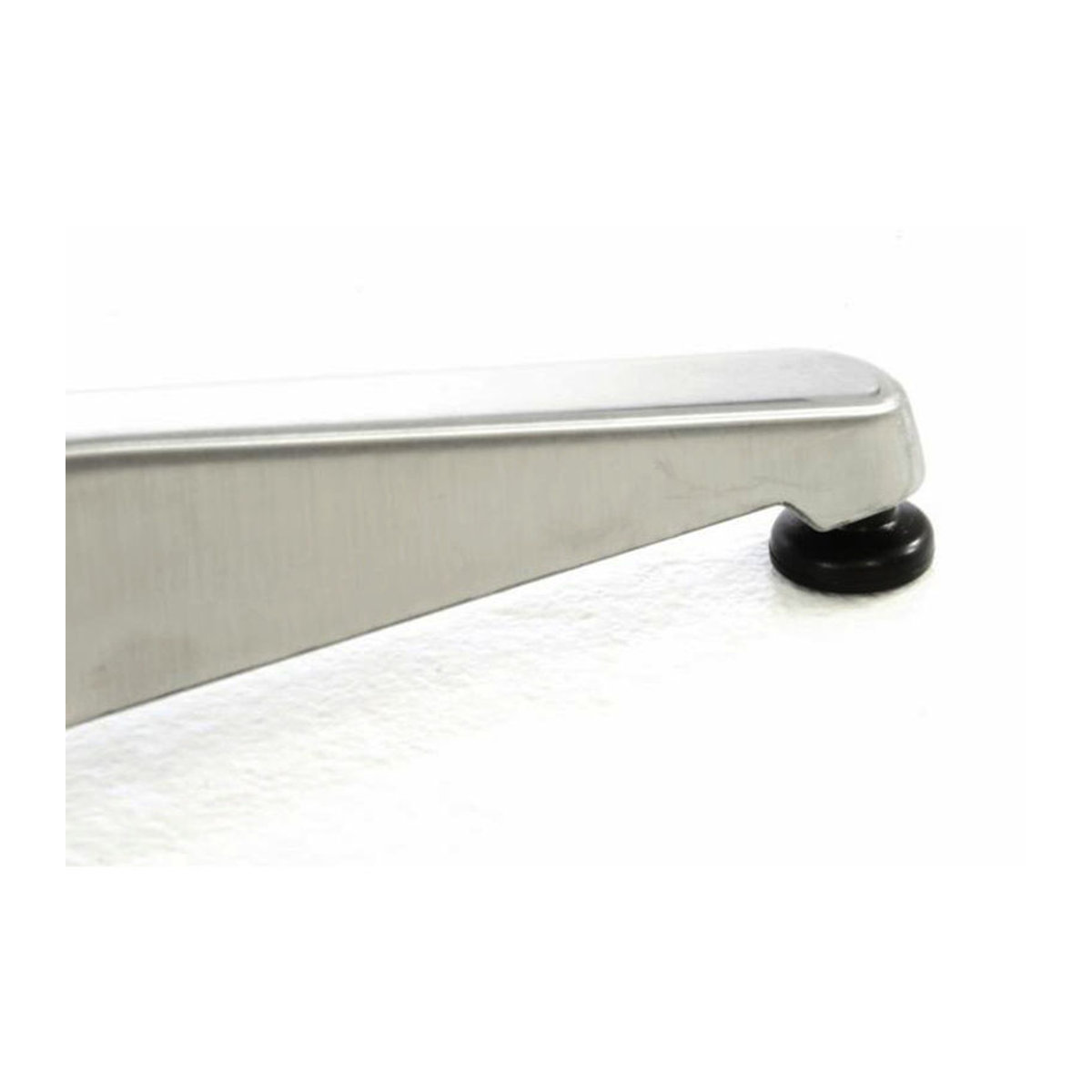 VCM Bistrotisch aus Edelstahl und Aluminium in Silber, Durchmesser: 60 cm, Höhe: 115/75 cm - Bild 1
