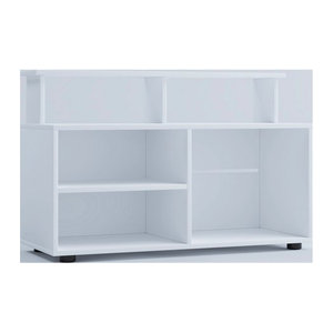VCM TV-Möbel Balanisa TV-Schrank in Weiß, B/H/T: 90 x 59 x 36 cm