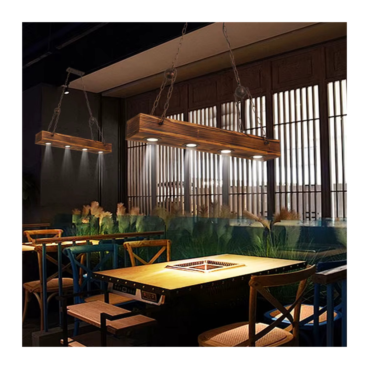 Vecli LED Pendelleuchte im American Retro Loft Design für Restaurant, Bar und Esstisch - Bild 2
