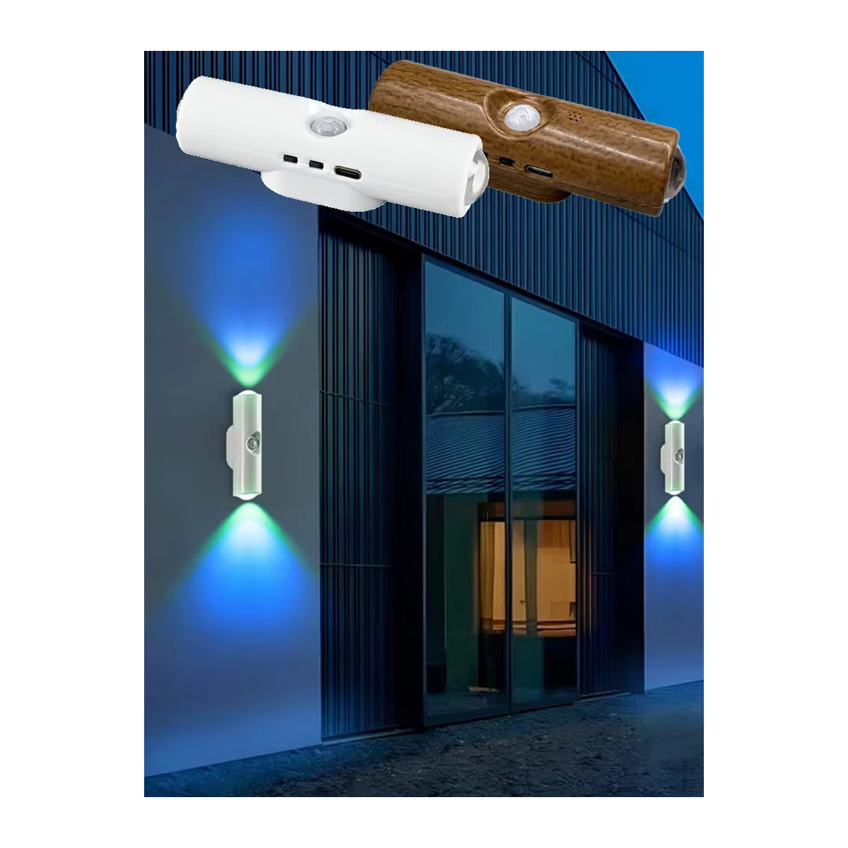 VENUSWING LED-Nachtlicht mit Bewegungssensor und RGB-Farbverlauf, dimmbares magnetisches Umgebungslicht für Treppen, Schreibtisch und Kleiderschrank, minimalistisches Design - Bild 6