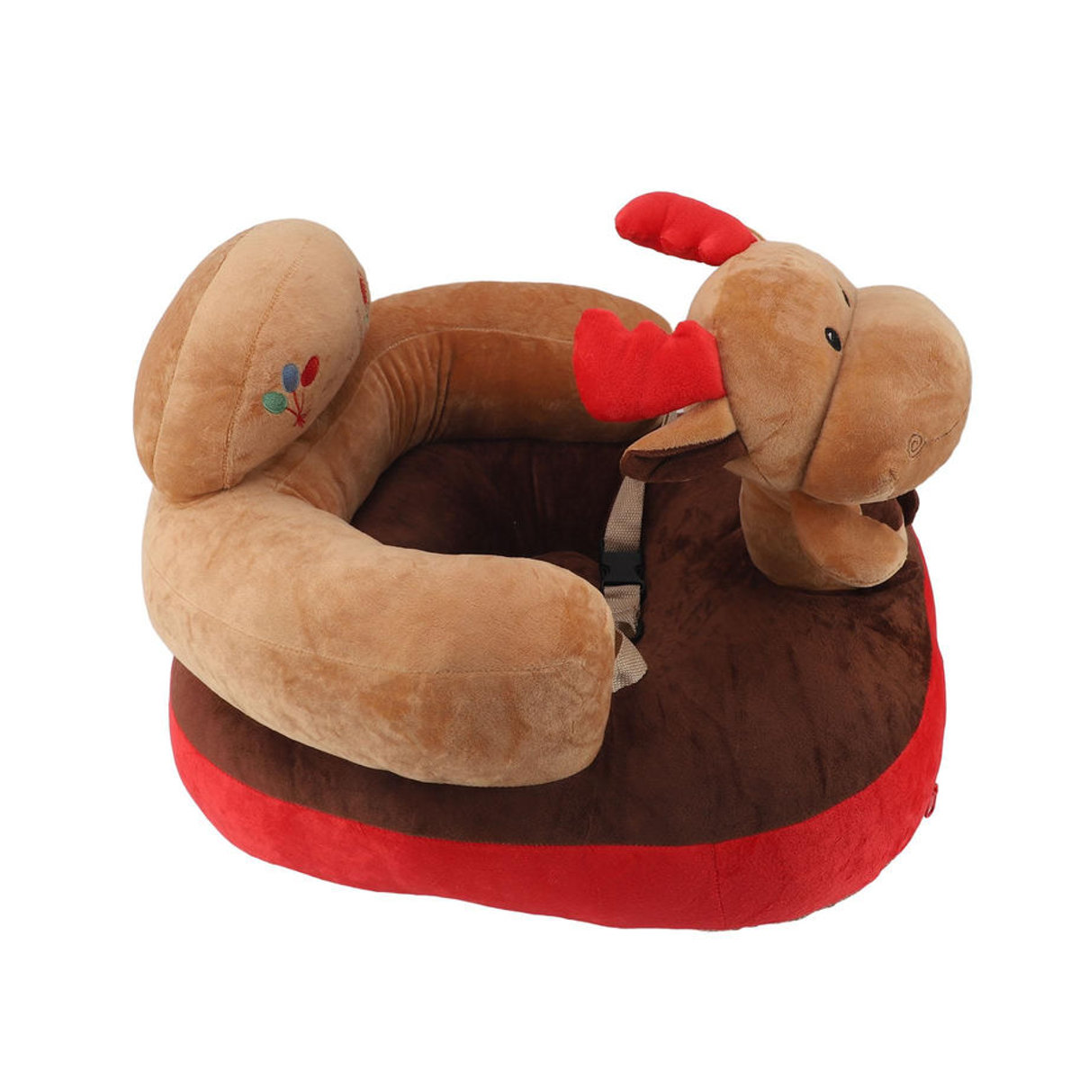 Verstellbares Baby Stützsofa aus Plüsch und Samt, rutschfest und kippsicher, bunt - Bild 4