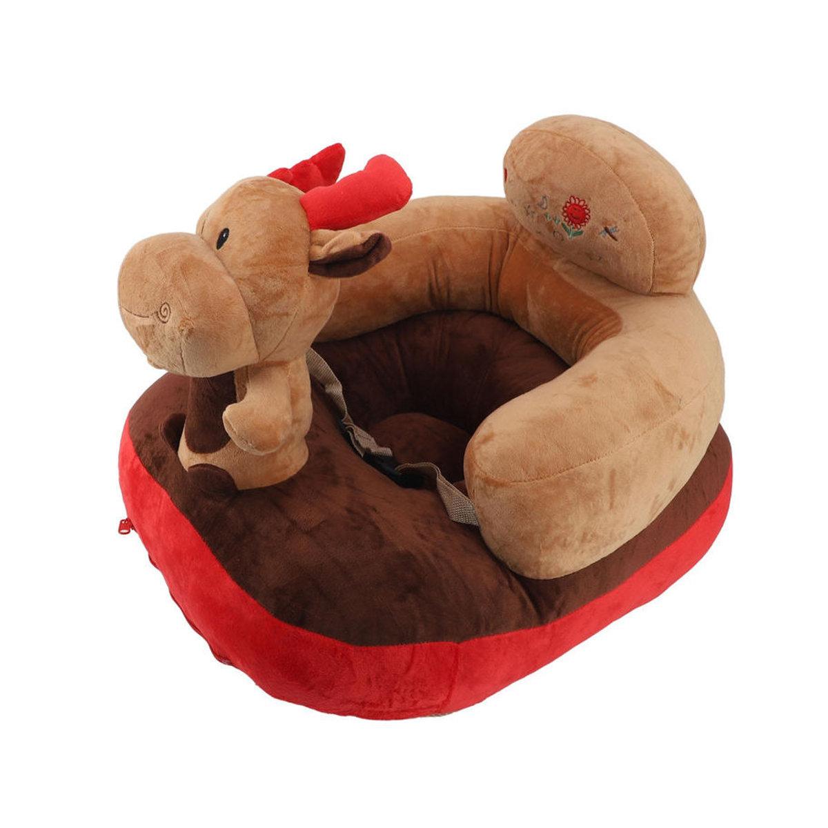 Verstellbares Baby Stützsofa aus Plüsch und Samt, rutschfest und kippsicher, bunt - Bild 5