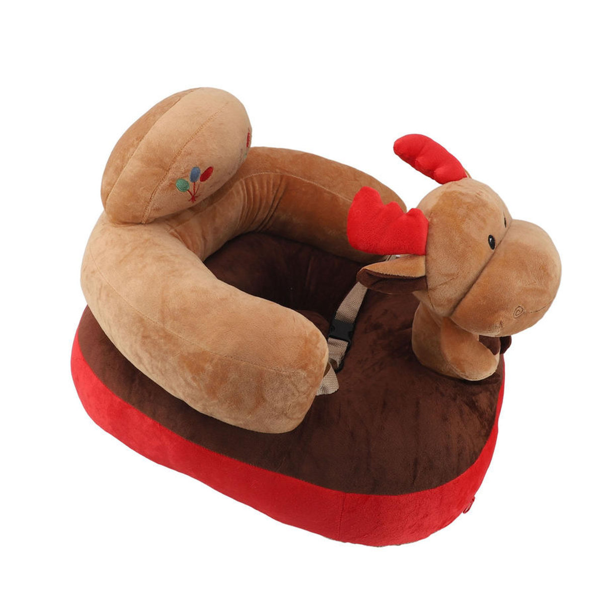 Verstellbares Baby Stützsofa aus Plüsch und Samt, rutschfest und kippsicher, bunt - Bild 6