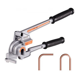 VEVOR 3-in-1 Rohrbieger mit manueller Wasserwaage für Kupfer- und Aluminium-Rohre mit Außendurchmessern von 0,635 cm, 0,9525 cm und 1,27 cm zur Reparatur von HVAC-Klimaanlagen und Kühlschränken