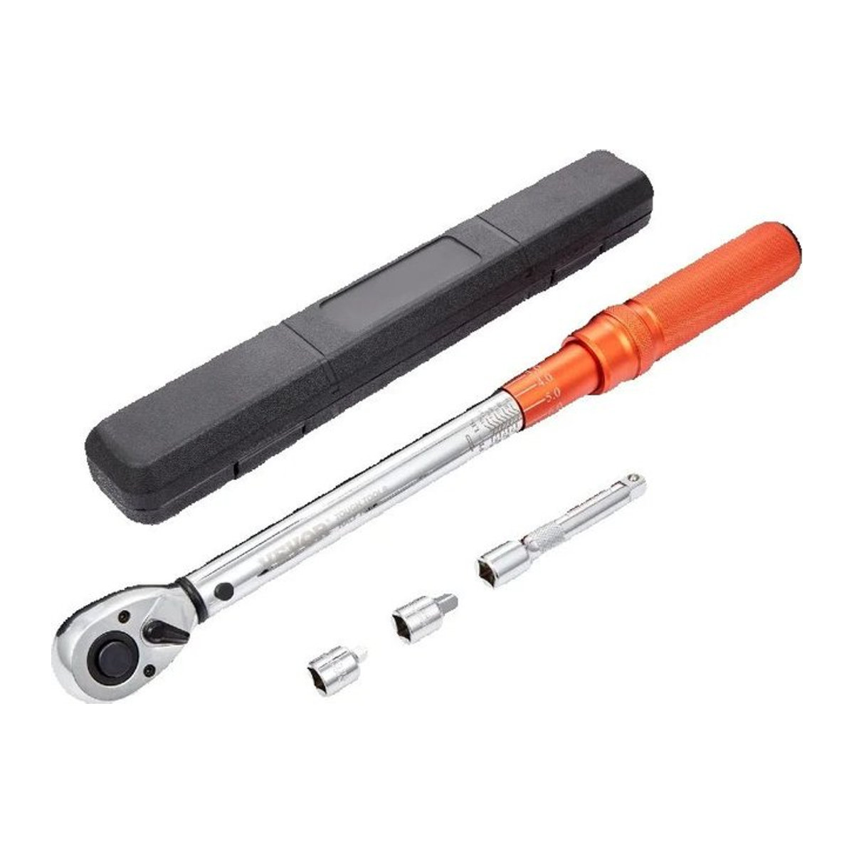 VEVOR Drehmomentschlüssel Set für Fahrrad und Motorrad mit 6,35 mm Antrieb, 2,3–23 Nm, inklusive 2 Verlängerungsstangen und Adapter, 72 Zähne Ratschenkopf - Bild 1