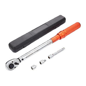 VEVOR Drehmomentschlüssel Set für Fahrrad und Motorrad mit 6,35 mm Antrieb, 2,3–23 Nm, inklusive 2 Verlängerungsstangen und Adapter, 72 Zähne Ratschenkopf