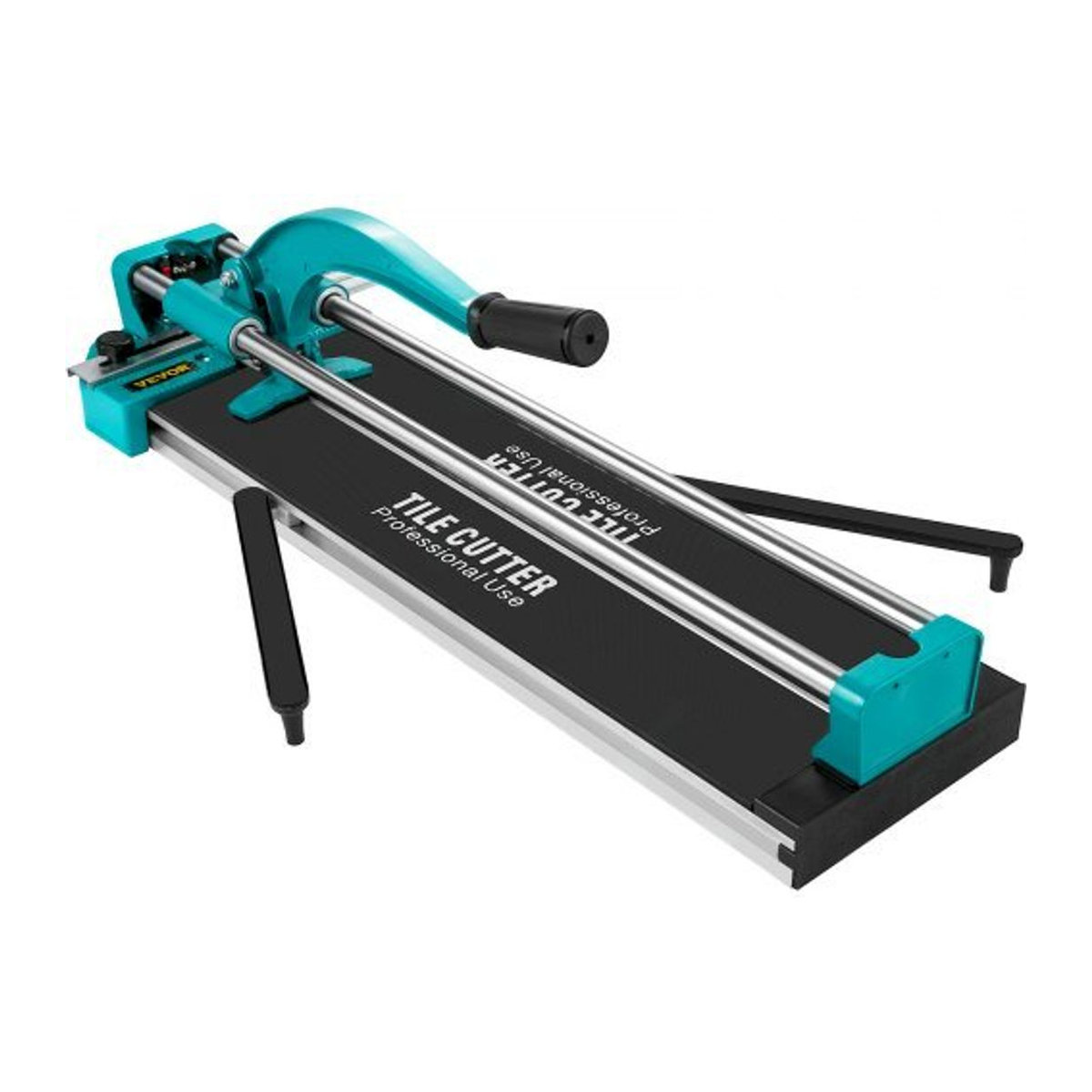 VEVOR Manuelle Fliesenschneidmaschine aus Aluminium mit Doppelspurig-Schnitt, 35-600 mm Schneidbereich, 6-15 mm Schnittdicke, Laser-Positionierung und einstellbarem Winkel 0-60 Grad - Bild 1