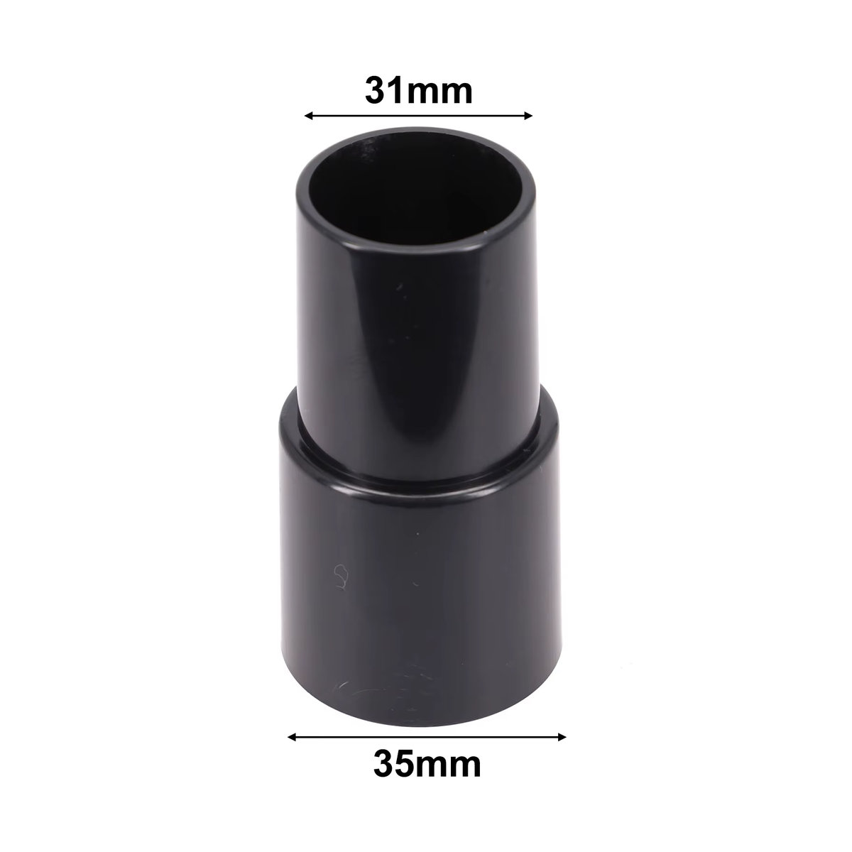 VIBRATITE Staubsauger Schlauch Adapter Konverter Set, 2 Stück, Schwarz, Kunststoff, 32mm bis 35mm - Bild 3
