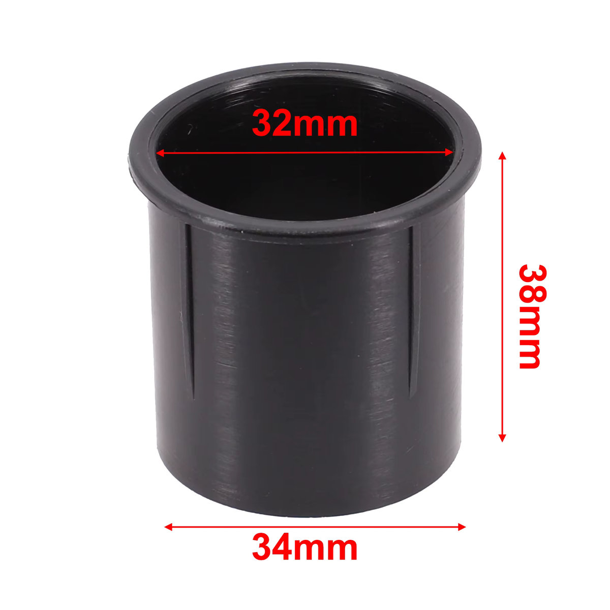 VIBRATITE Staubsauger Schlauch Adapter Konverter Set, 2 Stück, Schwarz, Kunststoff, 32mm bis 35mm - Bild 4