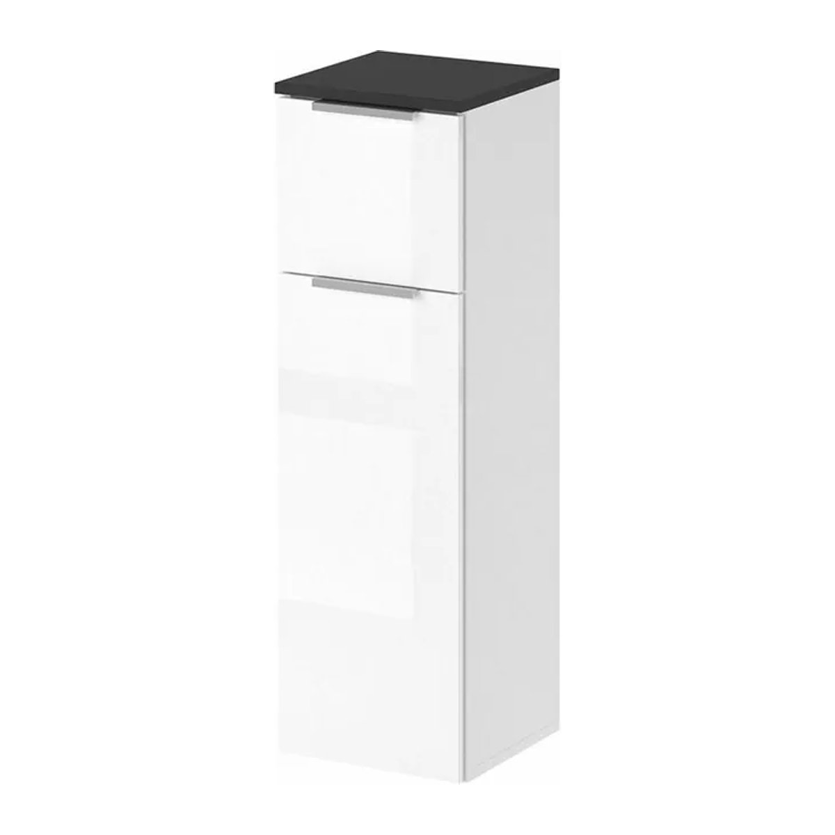 Vicco Badmidischrank Otis in Weiß und Anthrazit, moderner Badezimmerschrank mit Drehtüren, B: 30 cm, H: 95 cm - Bild 2