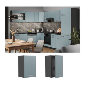 Vicco Hängeschrank R-Line Solid modern mit Drehtüren in Anthrazit, Blau oder Grau, Breite: 40 cm