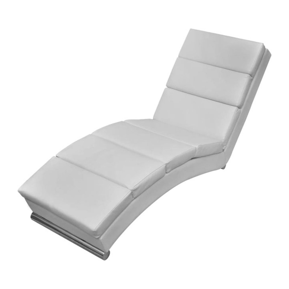 Vidaxl Chaiselongue Sessel aus Kunstleder in Weiß - Bild 1