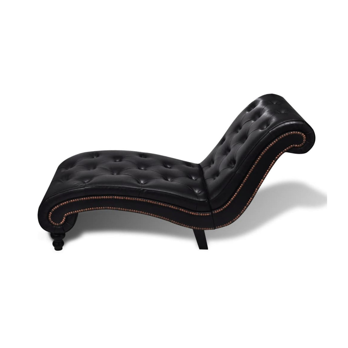 Vidaxl Chesterfield Chaiselongue aus Kunstleder in Braun - Bild 2