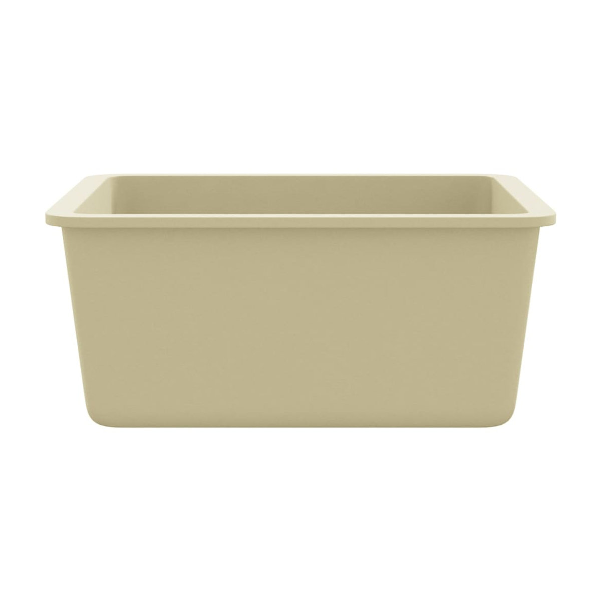 Vidaxl Granit-Spülbecken Einzelbecken Beige - Bild 2
