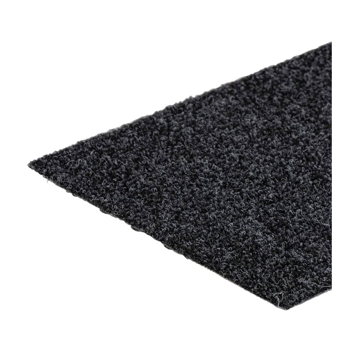 Vidaxl Selbstklebende Treppenstufenmatten aus Nadelfilz in Grau, 15 Stück, B: 76 cm, H: 20 cm - Bild 3