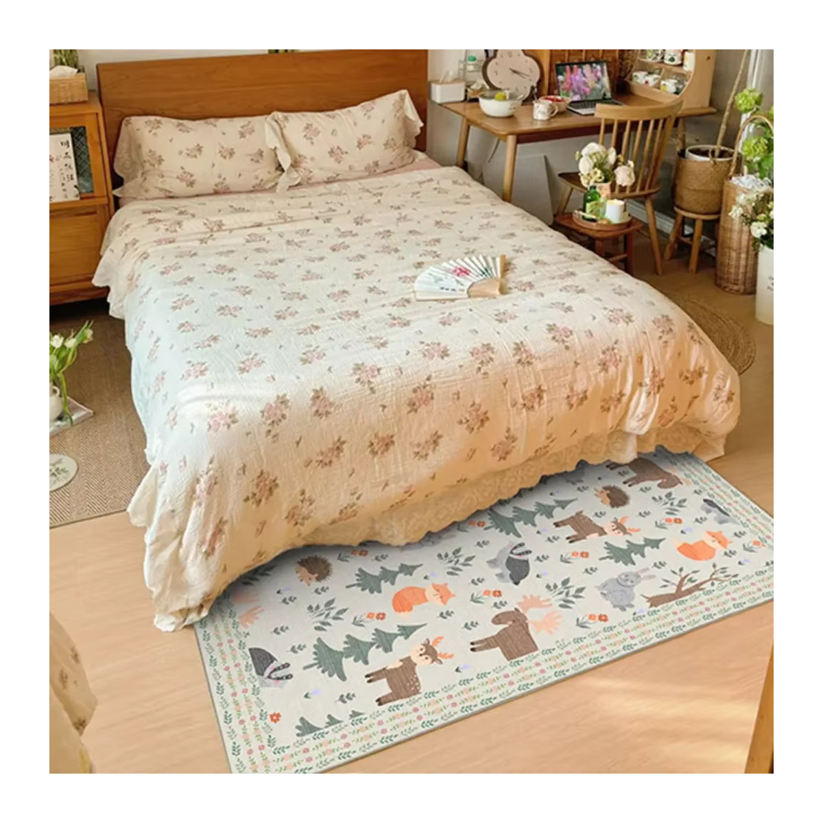 VIKAMA Anti-Schmutz-Teppich als Bodenmatte für Wohnzimmer, Schlafzimmer und Flur - Bild 2