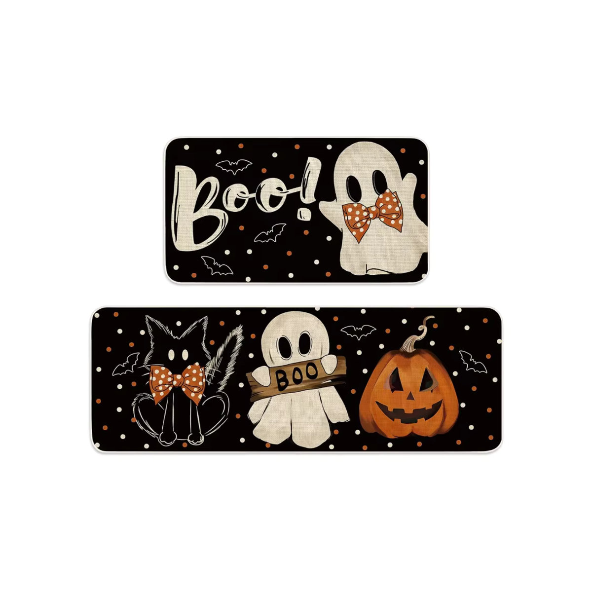 VIKAMA Halloween Küchen-Bodenmatte als Flur- und Türmatte für Innen und Außen, Multicolor - Bild 4