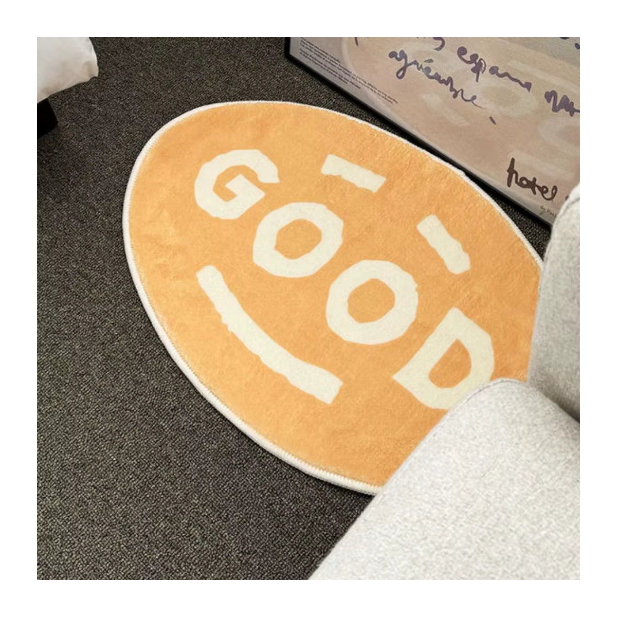 VIKAMAGOOD Bedruckte Bodenmatte als weiche und waschbare Fußmatte für Badezimmer, Schlafzimmer oder den Eingangsbereich - Bild 2