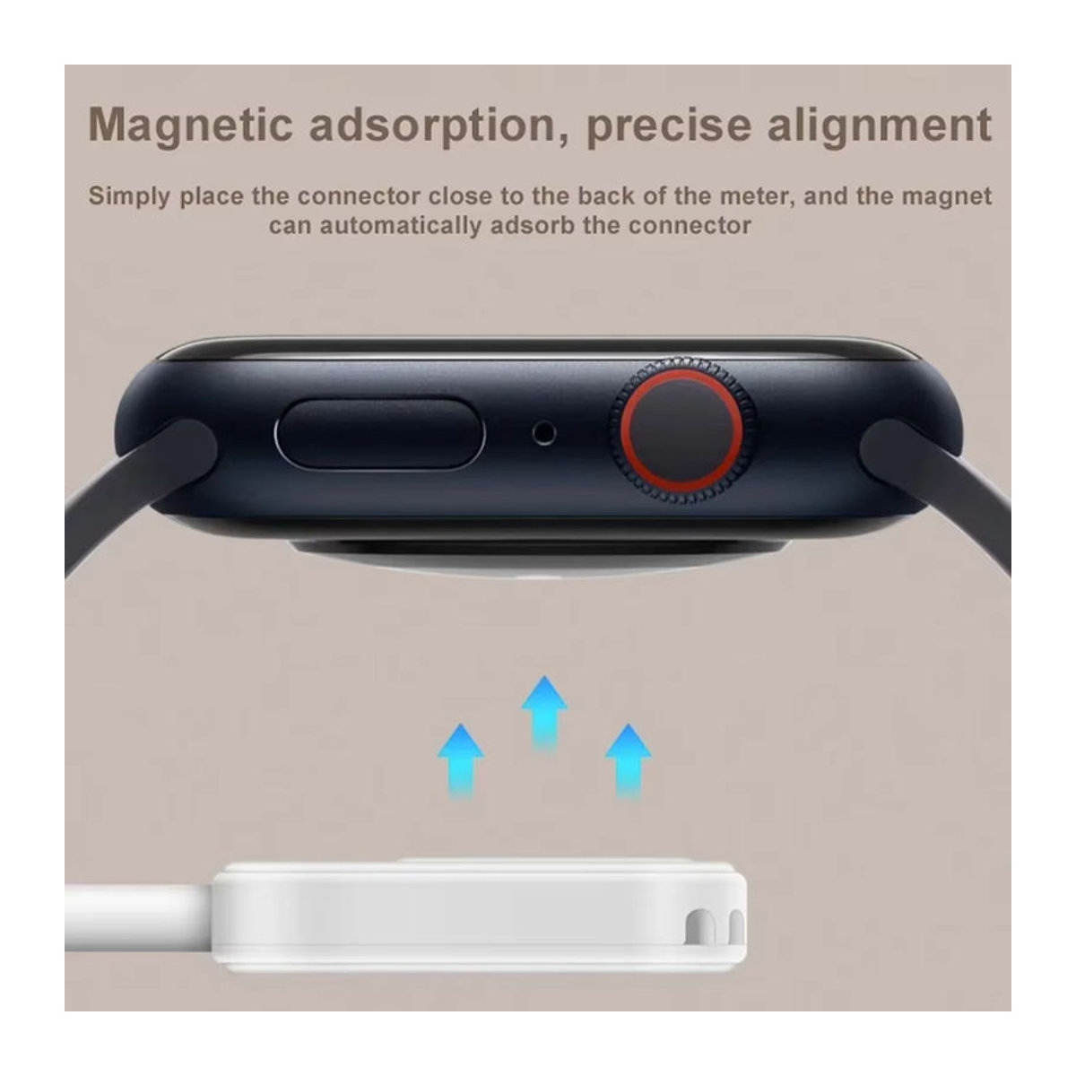 VIKEFON Magnetisches kabelloses Schnellladegerät für iPhone und Apple Watch Serie 9, 8, 7, 6, 5, SE mit Typ C Anschluss in Schwarz/Weiß - Bild 4