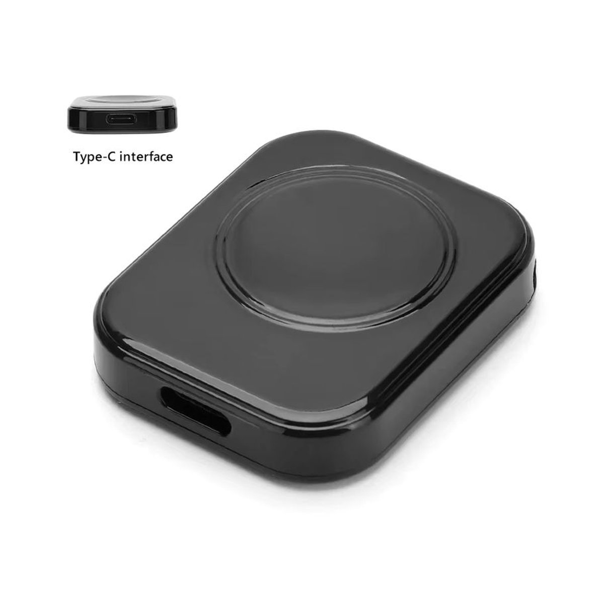 VIKEFON Magnetisches kabelloses Schnellladegerät für iPhone und Apple Watch Serie 9, 8, 7, 6, 5, SE mit Typ C Anschluss in Schwarz/Weiß - Bild 6