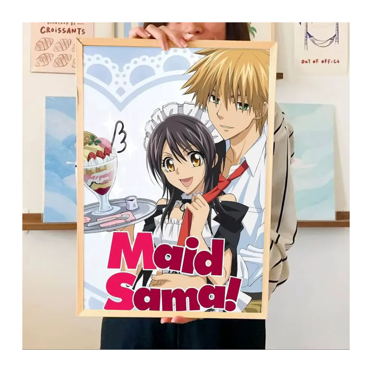 Vintage Anime Poster K-Kaichou Wa Maid Sama Wandkunst aus Papier in Weiß und Mehrfarbig für deine Raumdekoration - Bild 2