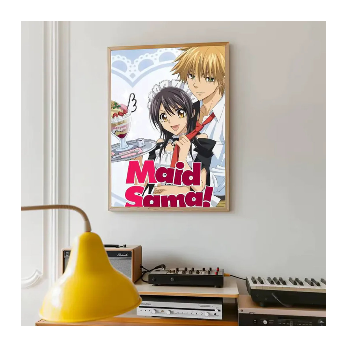 Vintage Anime Poster K-Kaichou Wa Maid Sama Wandkunst aus Papier in Weiß und Mehrfarbig für deine Raumdekoration - Bild 3