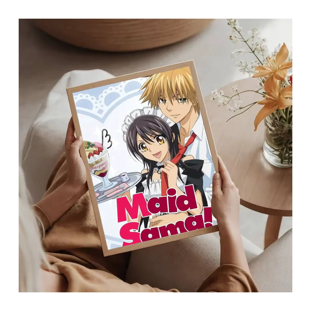 Vintage Anime Poster K-Kaichou Wa Maid Sama Wandkunst aus Papier in Weiß und Mehrfarbig für deine Raumdekoration - Bild 5