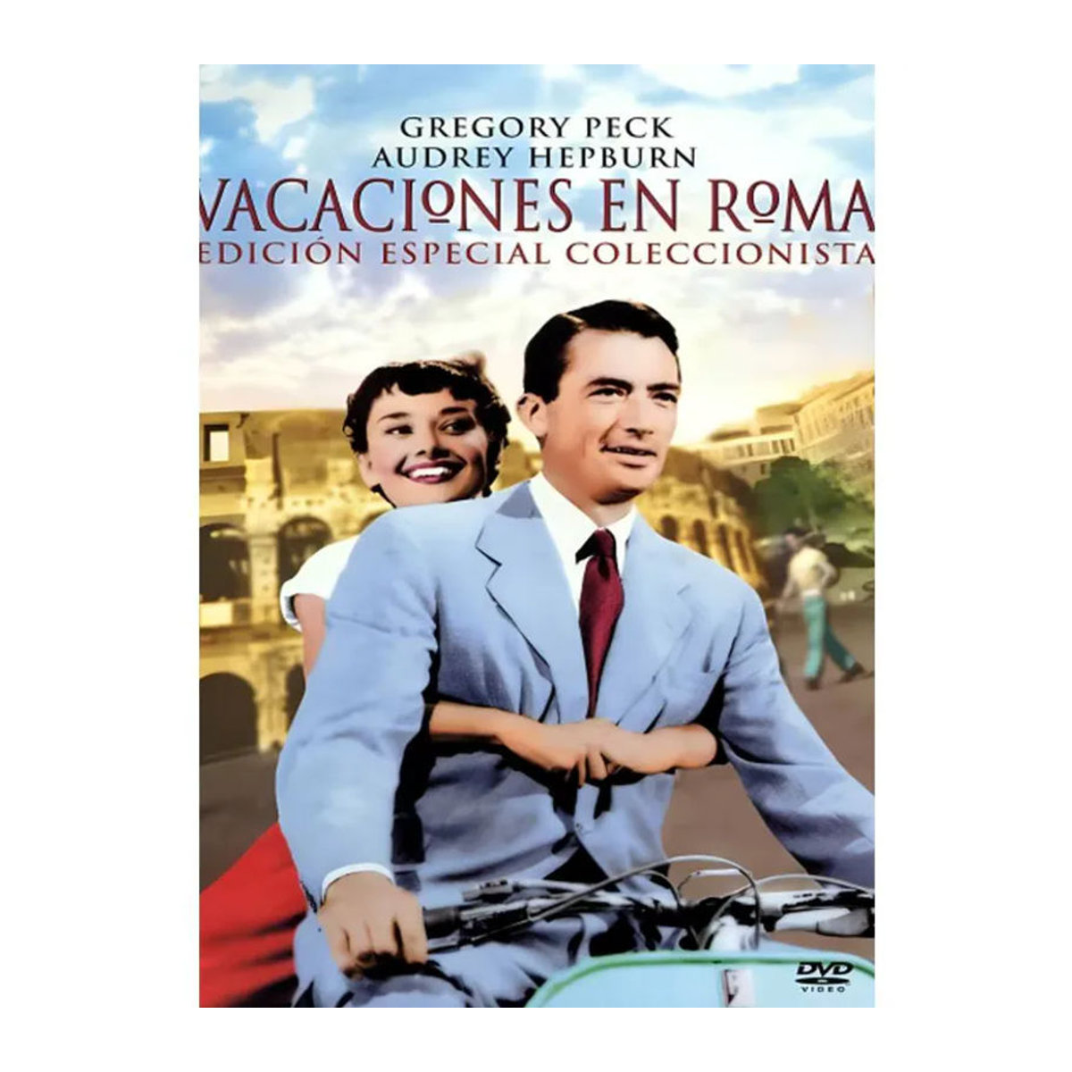 Vintage Film-Poster Roman Holiday von Kayou als wasserfester Wandkunst-Aufkleber in Mehrfarbig, Rechteckig - Bild 7