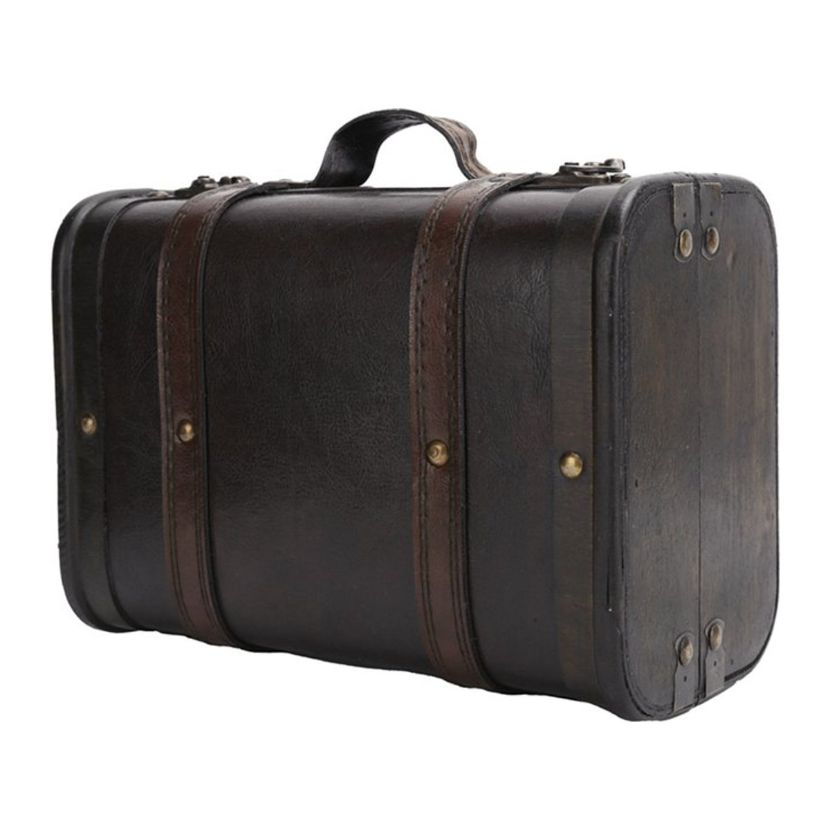 Vintage Holz-Koffer als Aufbewahrungsbox und dekorative Requisite im europäischen Stil - Bild 1