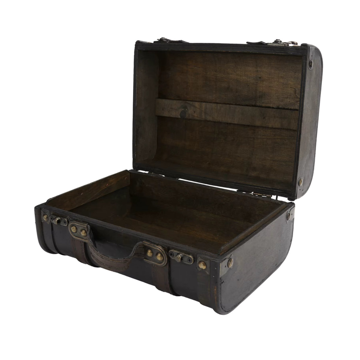 Vintage Holz-Koffer als Aufbewahrungsbox und dekorative Requisite im europäischen Stil - Bild 3