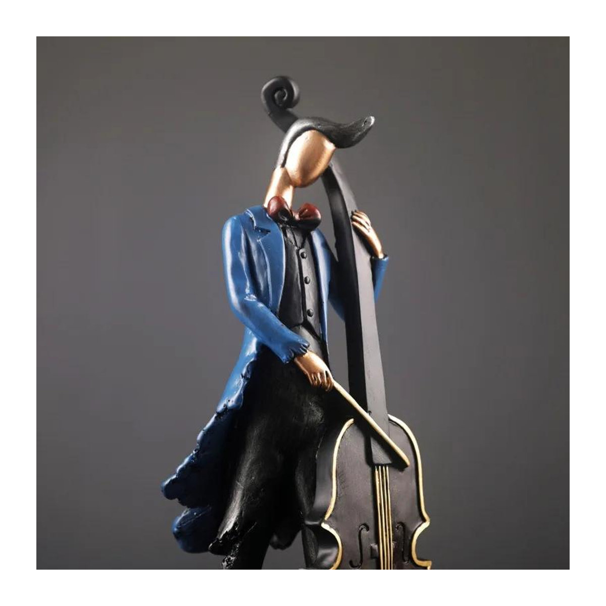 Vintage Musikinstrumente Deko-Figuren aus Kunstharz im europäischen Stil für deine Heimdekoration - Bild 1