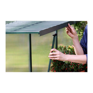 Vitavia Aluminium Pflanztisch für Gewächshäuser, abklappbar, Grün, B/T/H: 120 x 52 x 77 cm
