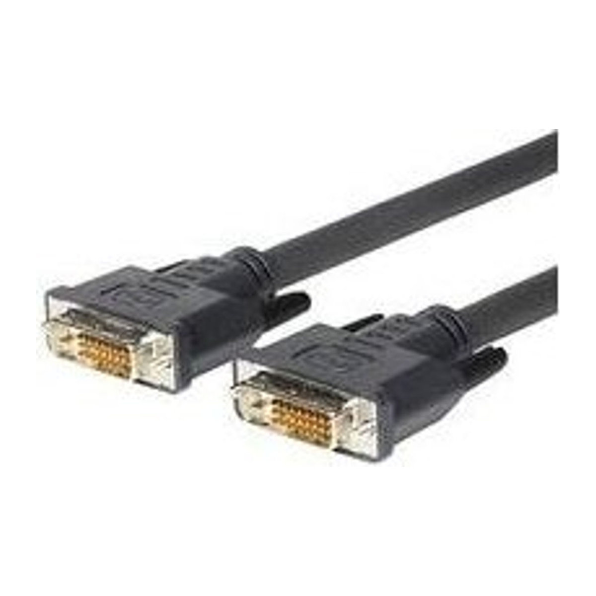 VivoLink Pro DVI-Kabel DVI-D (M) auf DVI-D (M) in Schwarz mit 4K Unterstützung und 1,0m Länge - Bild 1
