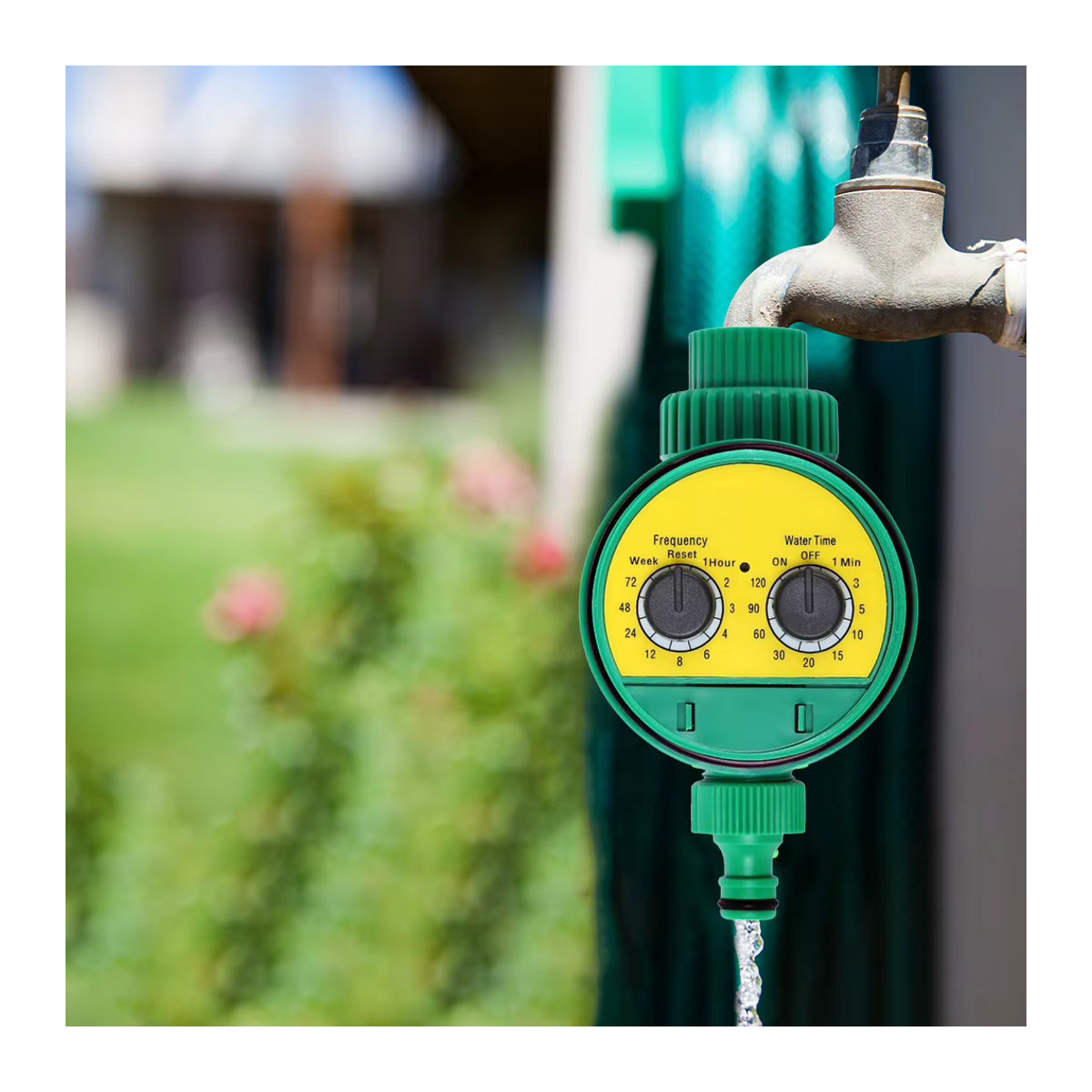 VKTECH Garten Bewässerungssystem Timer Controller mit elektronischem Display zur automatischen Steuerung von Rasensprinklern - Bild 3