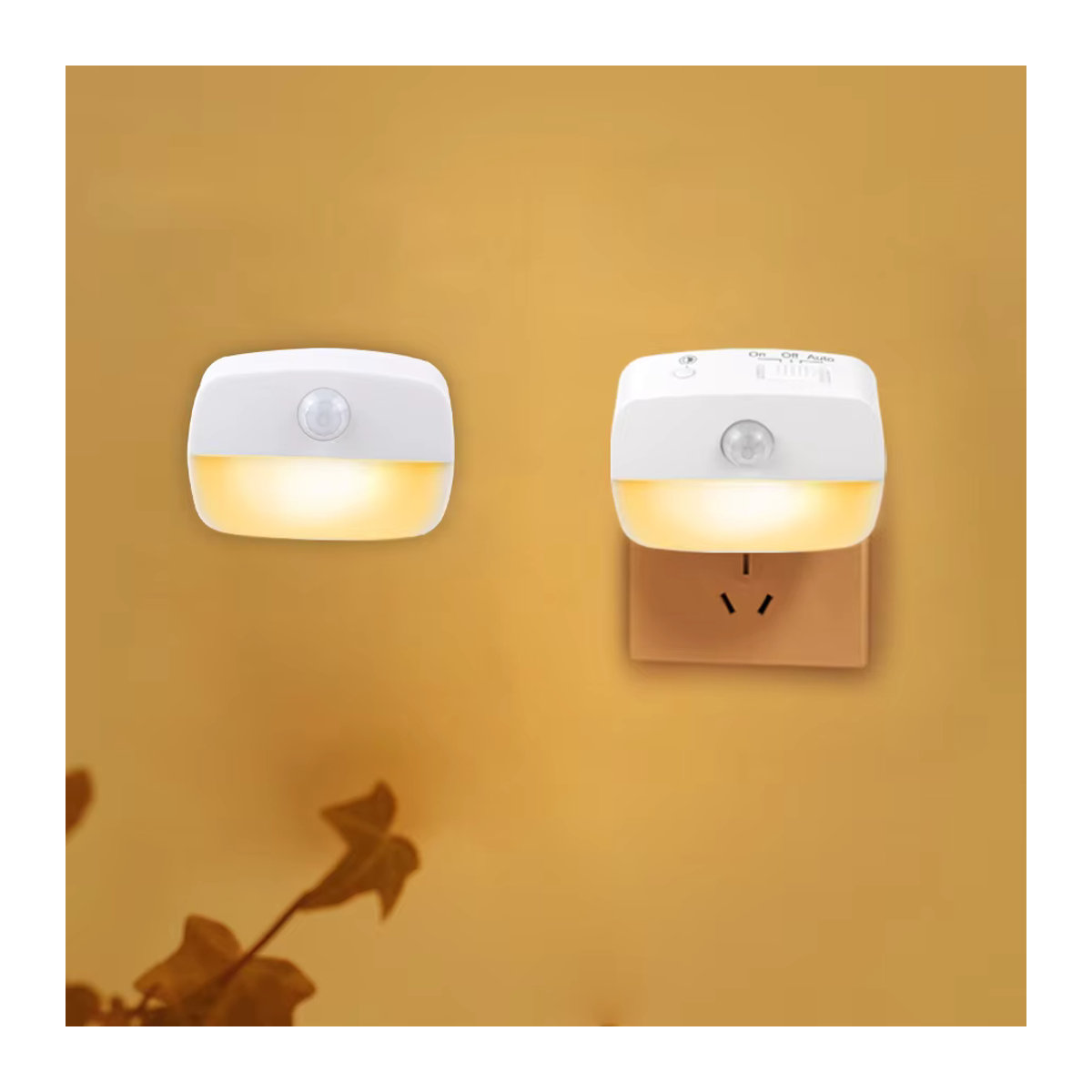 VooVoo Drahtloses LED-Nachtlicht mit Bewegungsmelder in minimalistischem Design für Schlafzimmer, Treppe und Schrank - Bild 2