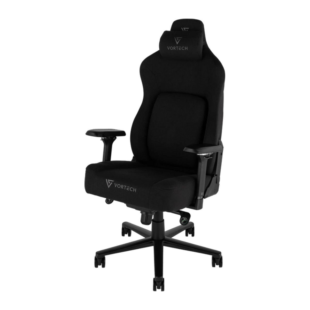 Vortech Prestige Gaming-Stuhl aus Stoff in Schwarz - Bild 1