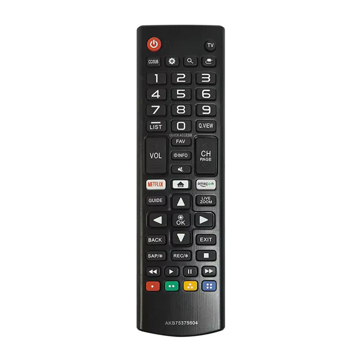 VORTNGLE Ersatzfernbedienung AKB75375604 für Smart TV in Schwarz - Bild 2