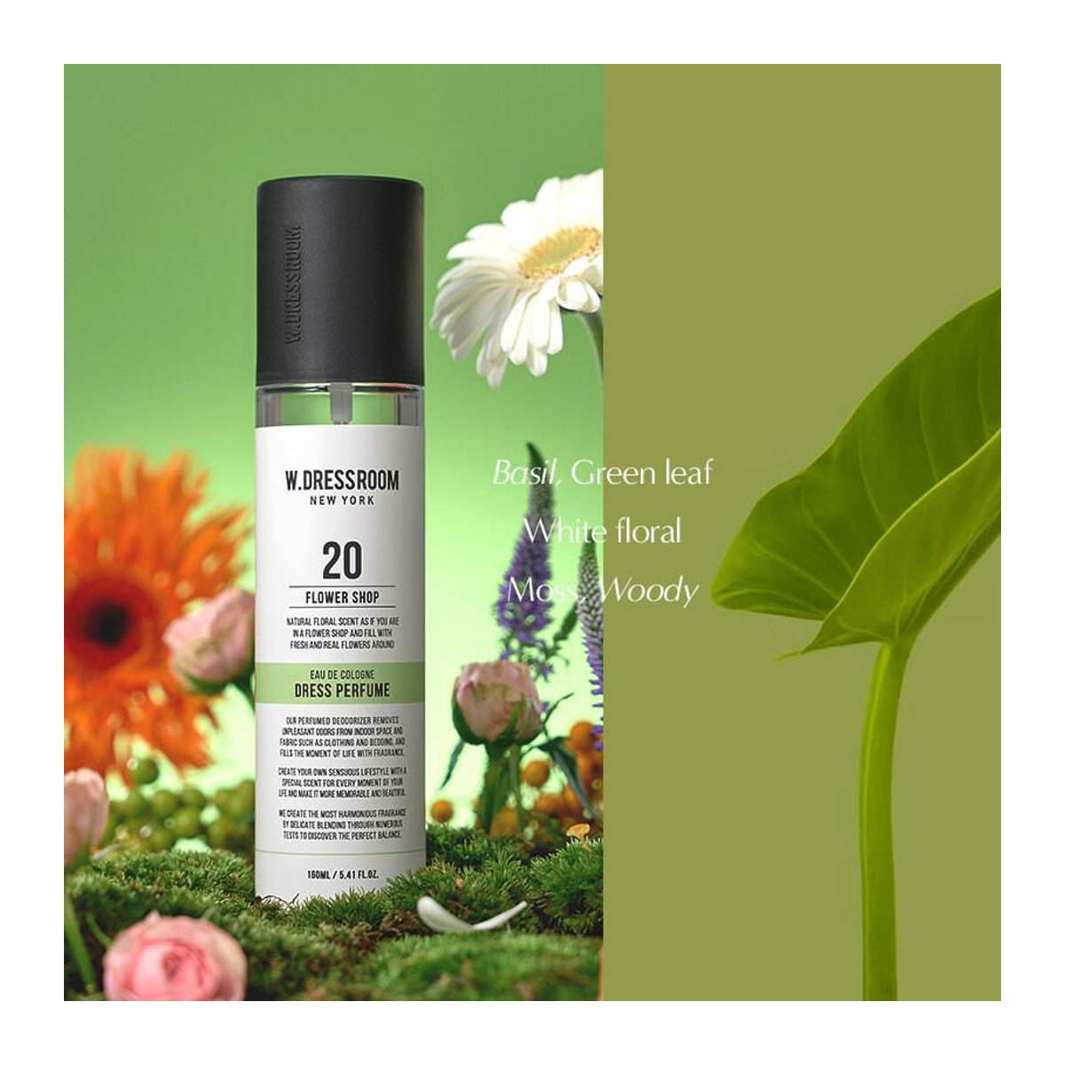 W.DRESROOM Dress&Living Hypoallergenes und antibakterielles Parfüm in Weiß mit BTS-Pick, 160 ml und 80 ml - Bild 4