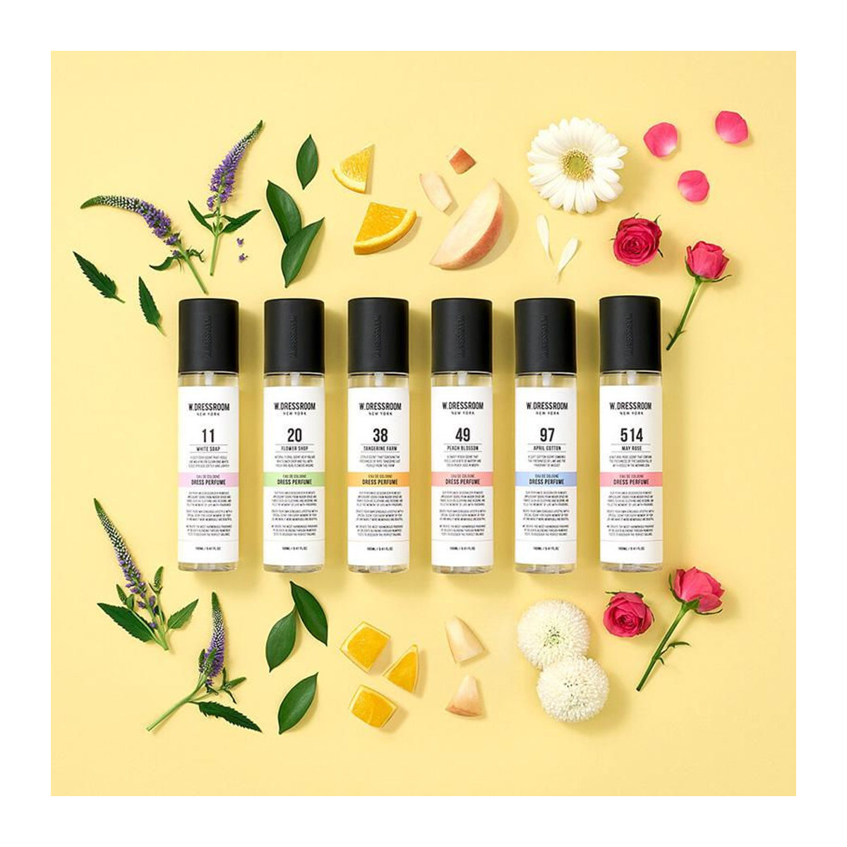 W.DRESROOM Dress&Living Hypoallergenes und antibakterielles Parfüm in Weiß mit BTS-Pick, 160 ml und 80 ml - Bild 7