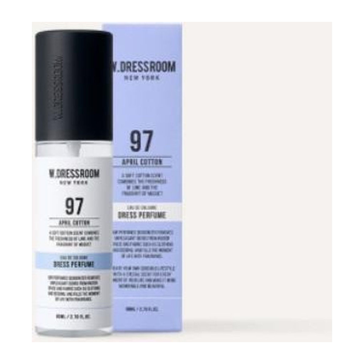 W.DRESSROOM Dress & Living Klares Parfüm 97 April Cotton 80ml Weiß - Bild 1