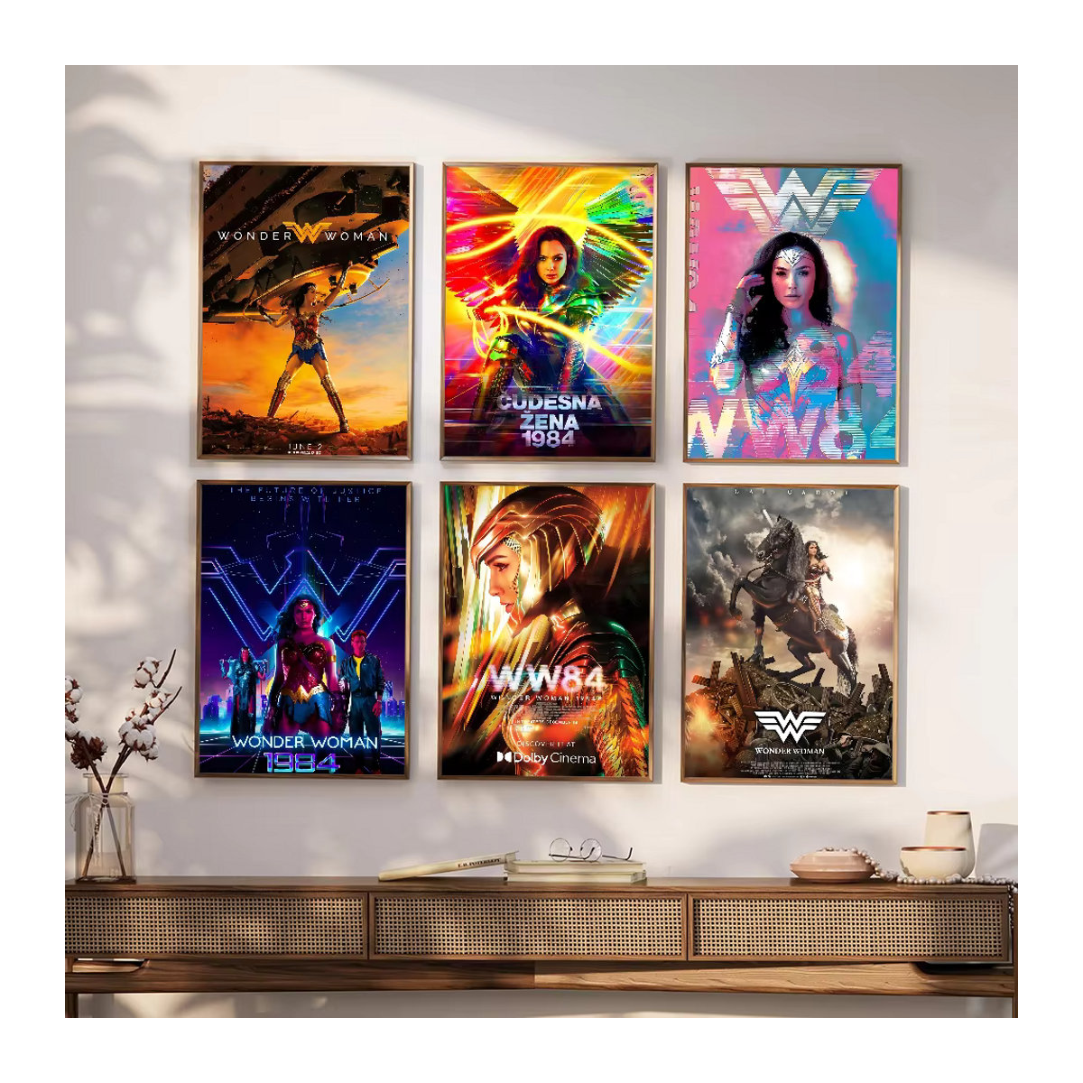 W-Wunder Frau DIY Wandposter Aesthetic Wanddekoration mehrfarbig - Bild 4