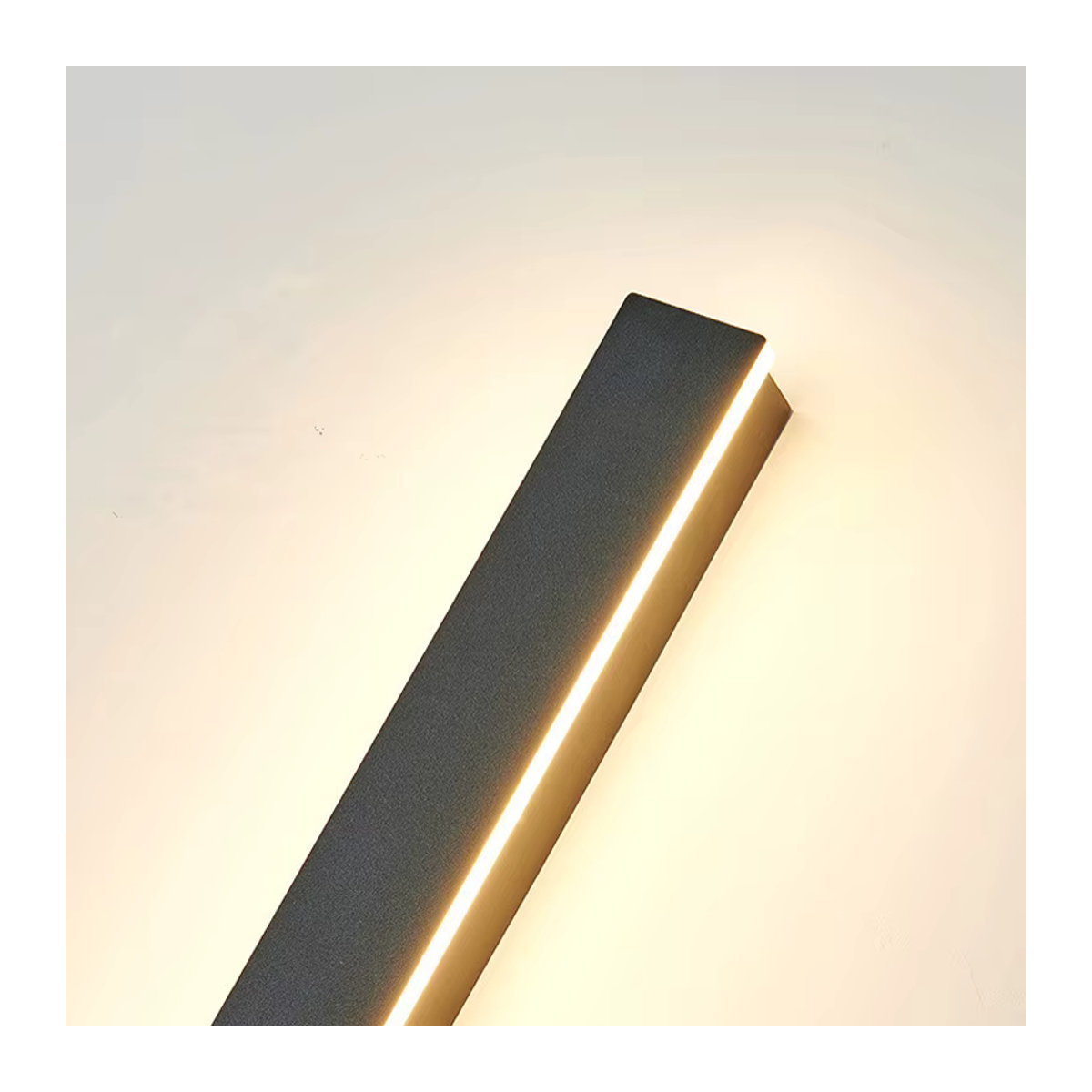 WAAJEA Moderne LED Wandleuchte Schwarz 40 cm 15W - Bild 2
