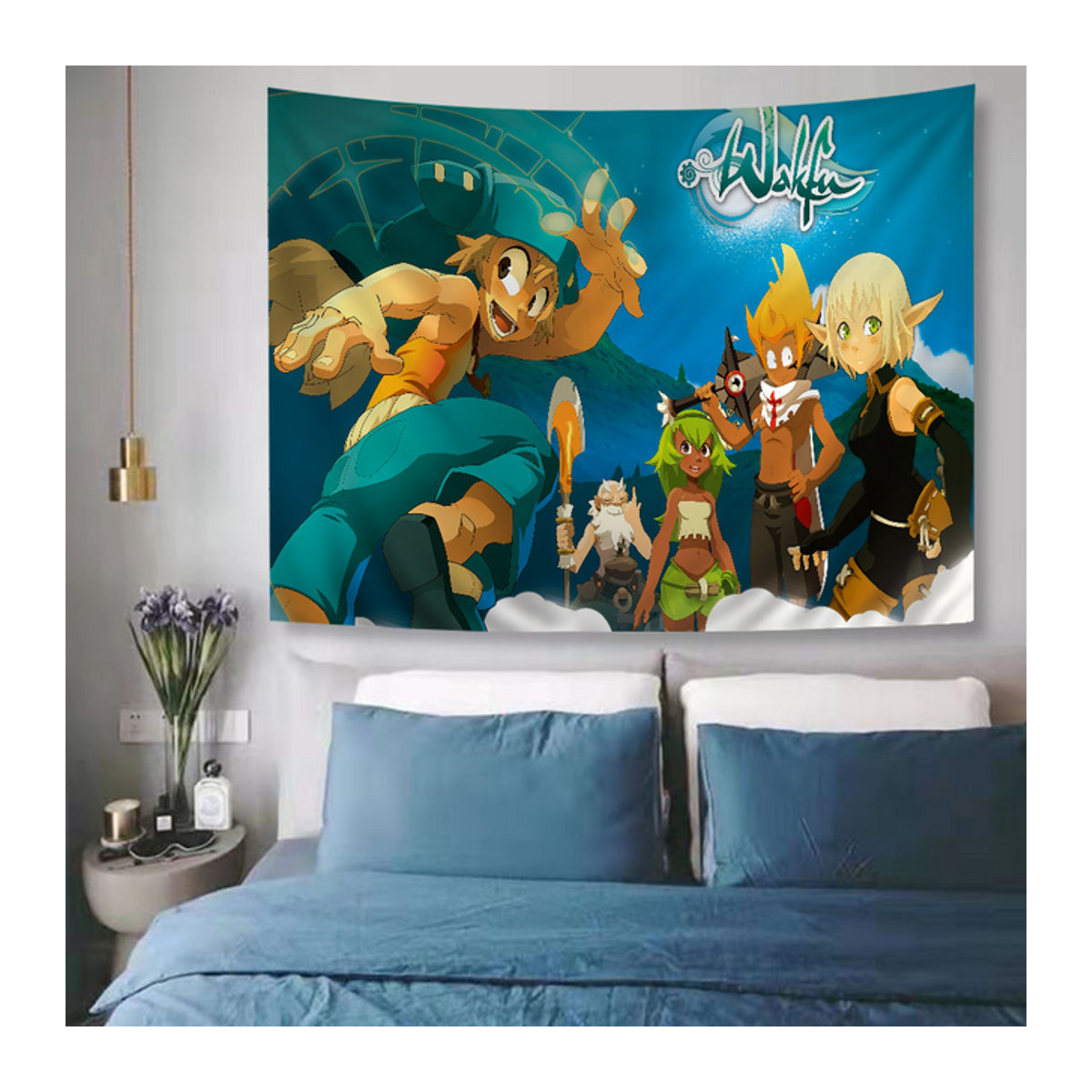 Wakfu Rutschfeste Bodenmatte Mehrfarbig für Wohnzimmer, Waschküche und Balkon - Bild 1