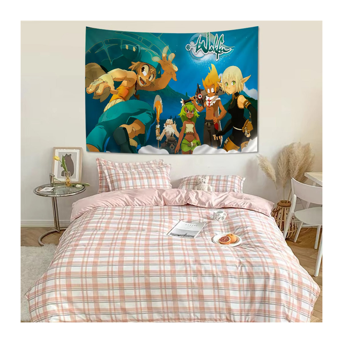 Wakfu Rutschfeste Bodenmatte Mehrfarbig für Wohnzimmer, Waschküche und Balkon - Bild 3
