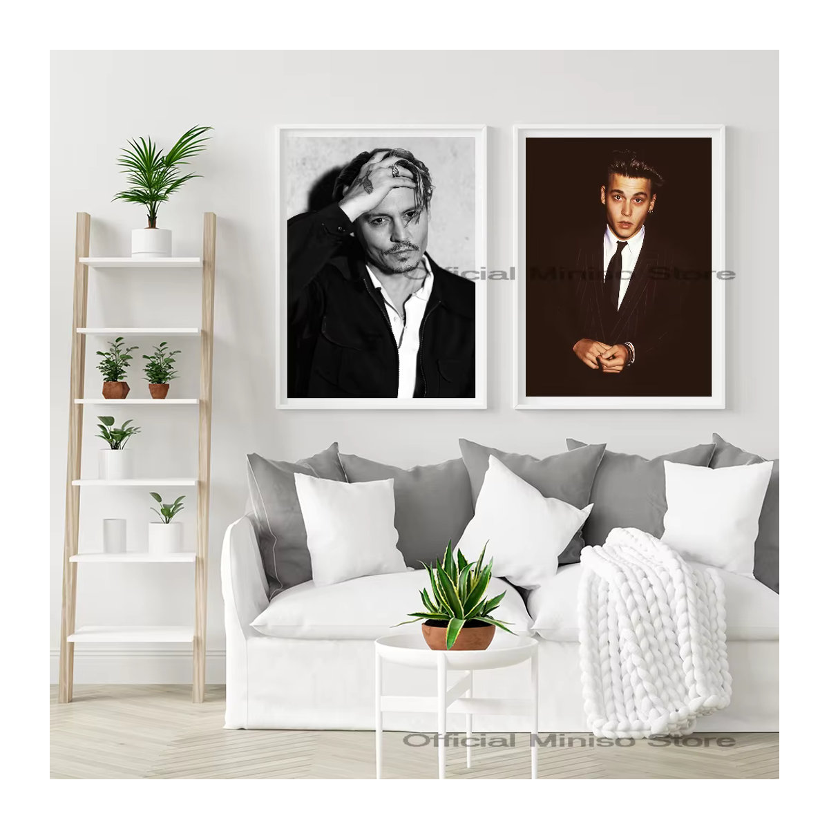 Wandaufkleber Jack Sparrow Johnny Depp Poster als wasserfester Papier Aufkleber für Bar und Zimmer in Mehrfarbig - Bild 3