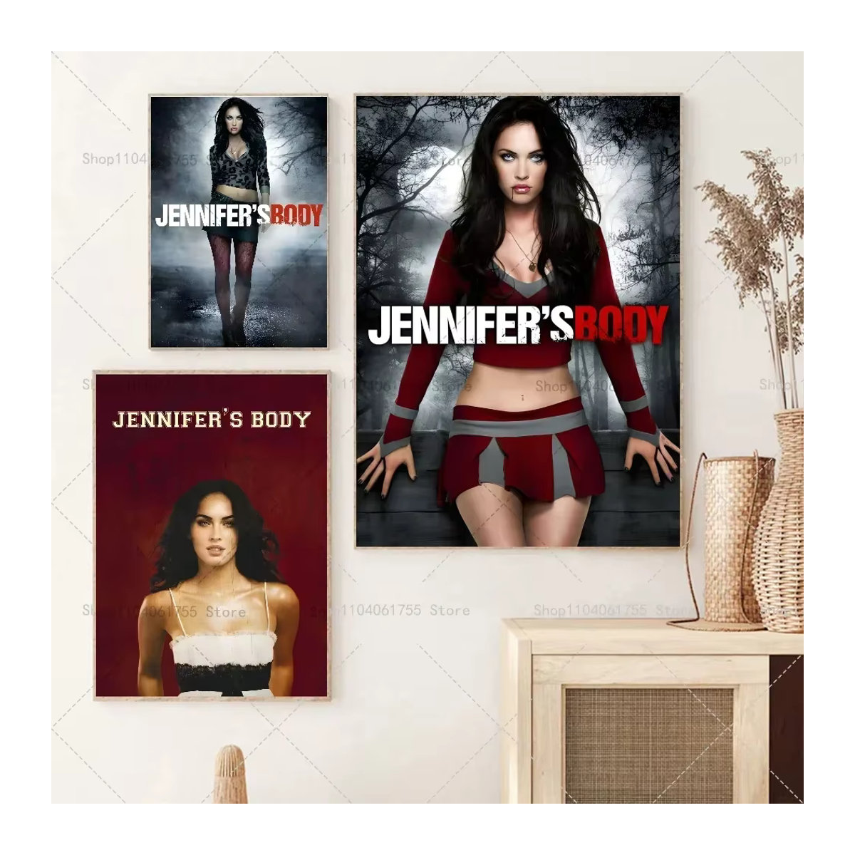 Wandaufkleber Jennifer's Body Horrorfilm Motiv wasserfester Papieraufkleber zur Wanddekoration für Café, Bar oder Zimmer - Bild 2