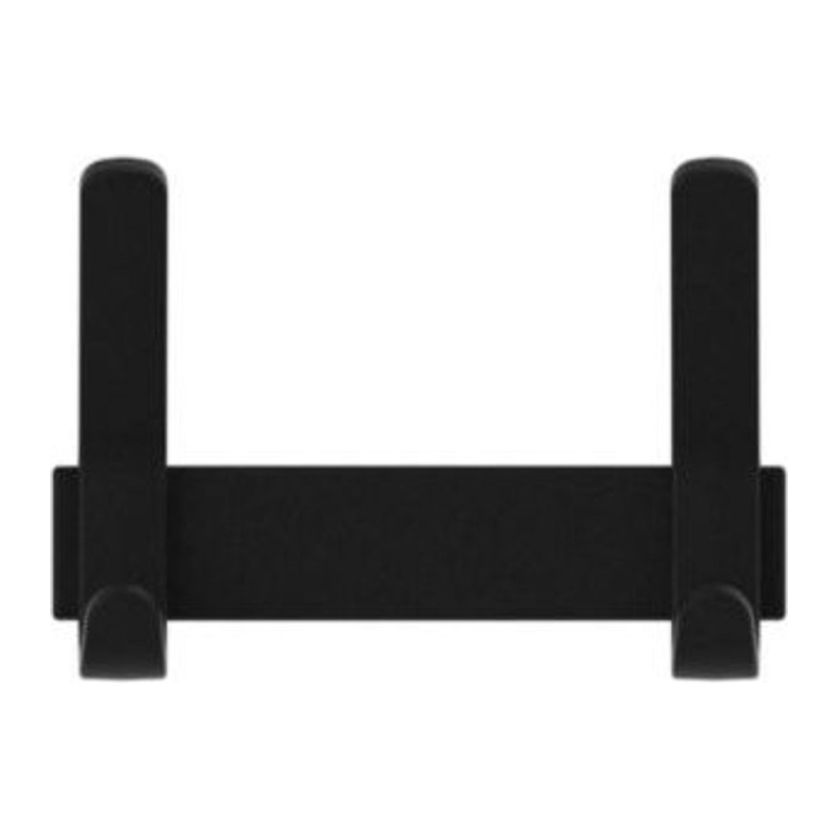 Wandgarderobe Functionals JUST 20 in Schwarz aus Aluminium und Kunststoff mit minimalistischem Design - Bild 1