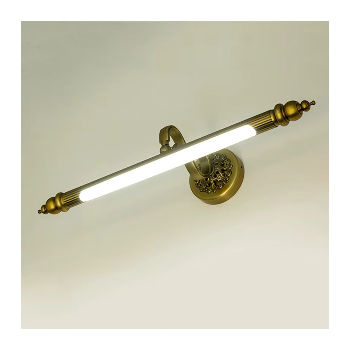 Wandleuchte wecus Spiegellampe in Braun und Bronze mit LED, 8 W, Höhe: 51 cm - Bild 4