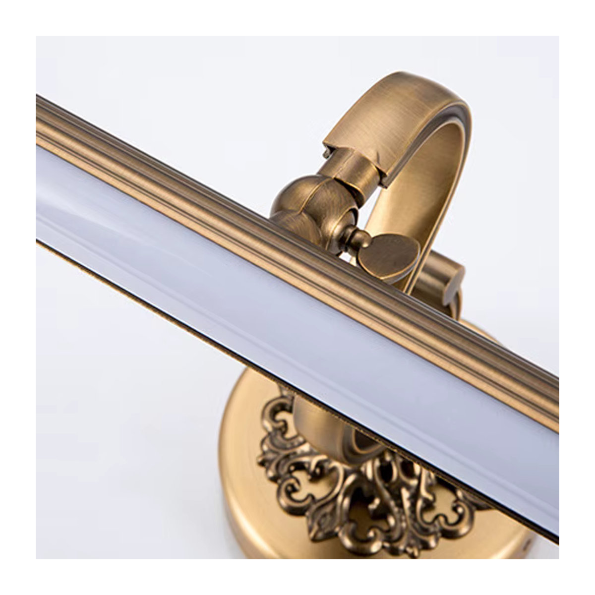 Wandleuchte wecus Spiegellampe in Braun und Bronze mit LED, 8 W, Höhe: 51 cm - Bild 5