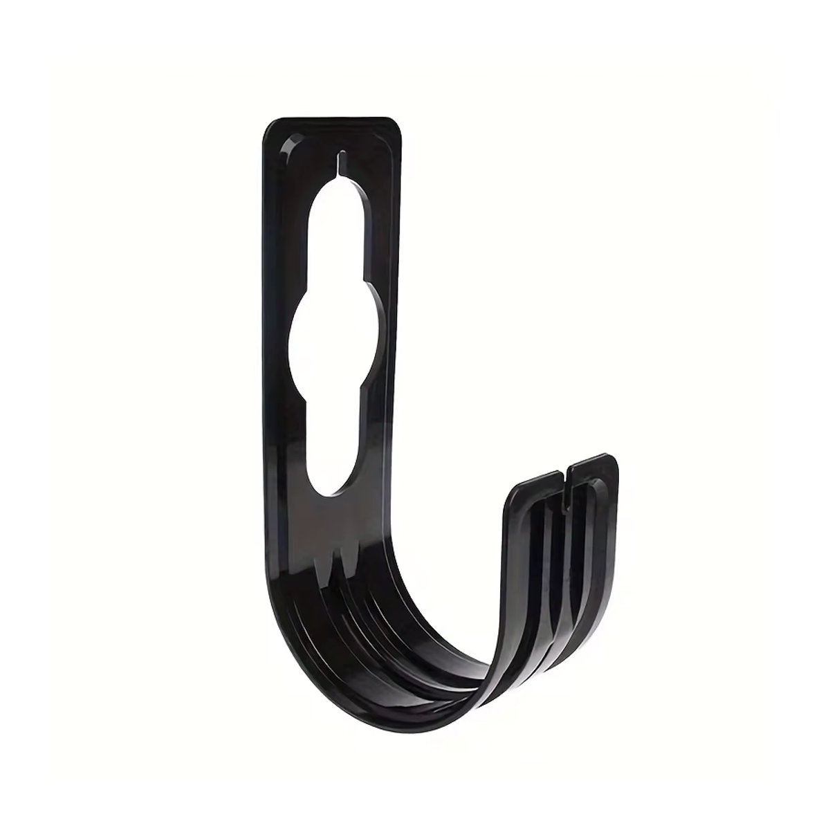 Wandmontierbarer Wasserschlauchhalter aus Metall in Schwarz für die Gartenbewässerung - Bild 2